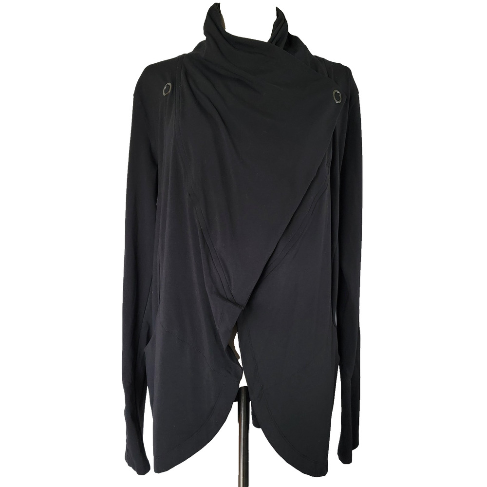 Yogalicious Y2K Wrap Top Womens L Athleisure Activewear Yoga Casual Whimsygoth